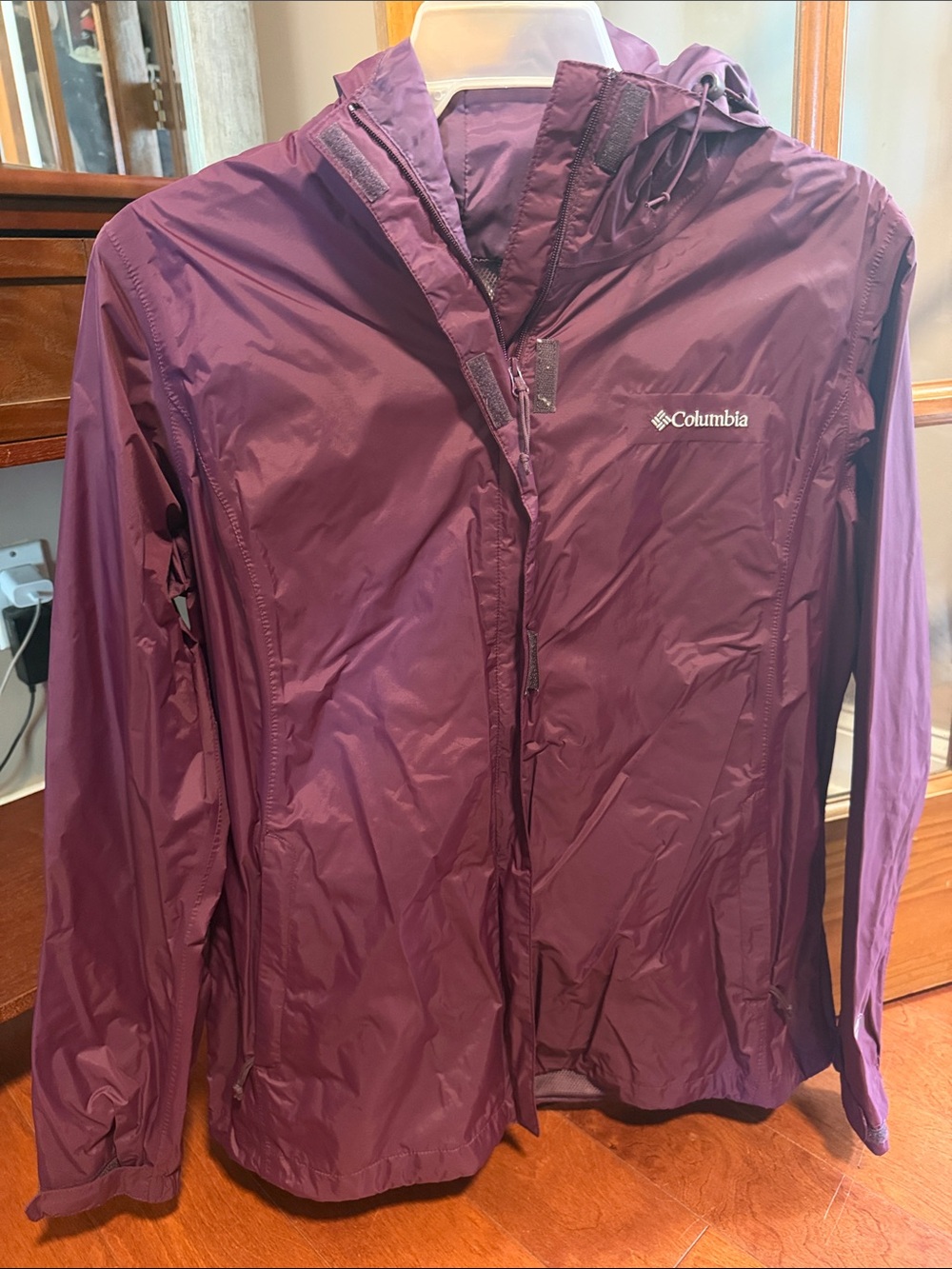 Columbia Women's Plum Waterproof Hooded Shell Jacket